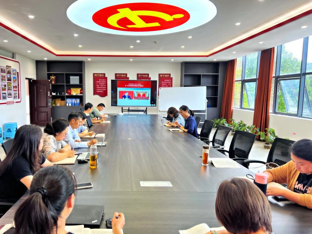 公司党总支开展 2024年第6次理论学习中心组集体学习